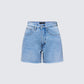 Yolande Blue Denim Cutoff Short