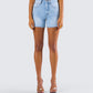 Yolande Blue Denim Cutoff Short