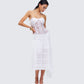 Zaya White Lace Corset Top