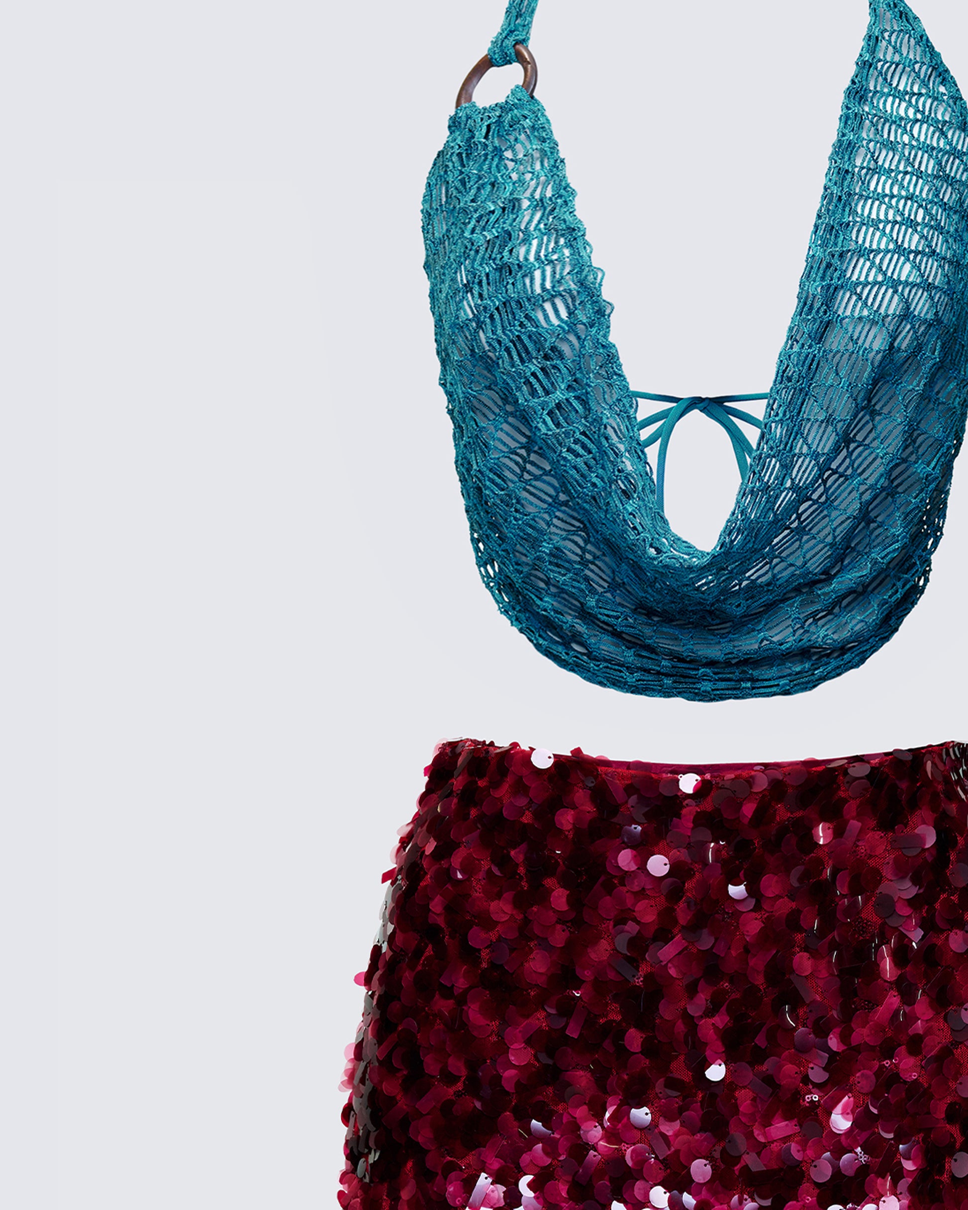 Zayla Sequin Set  - close up detail
