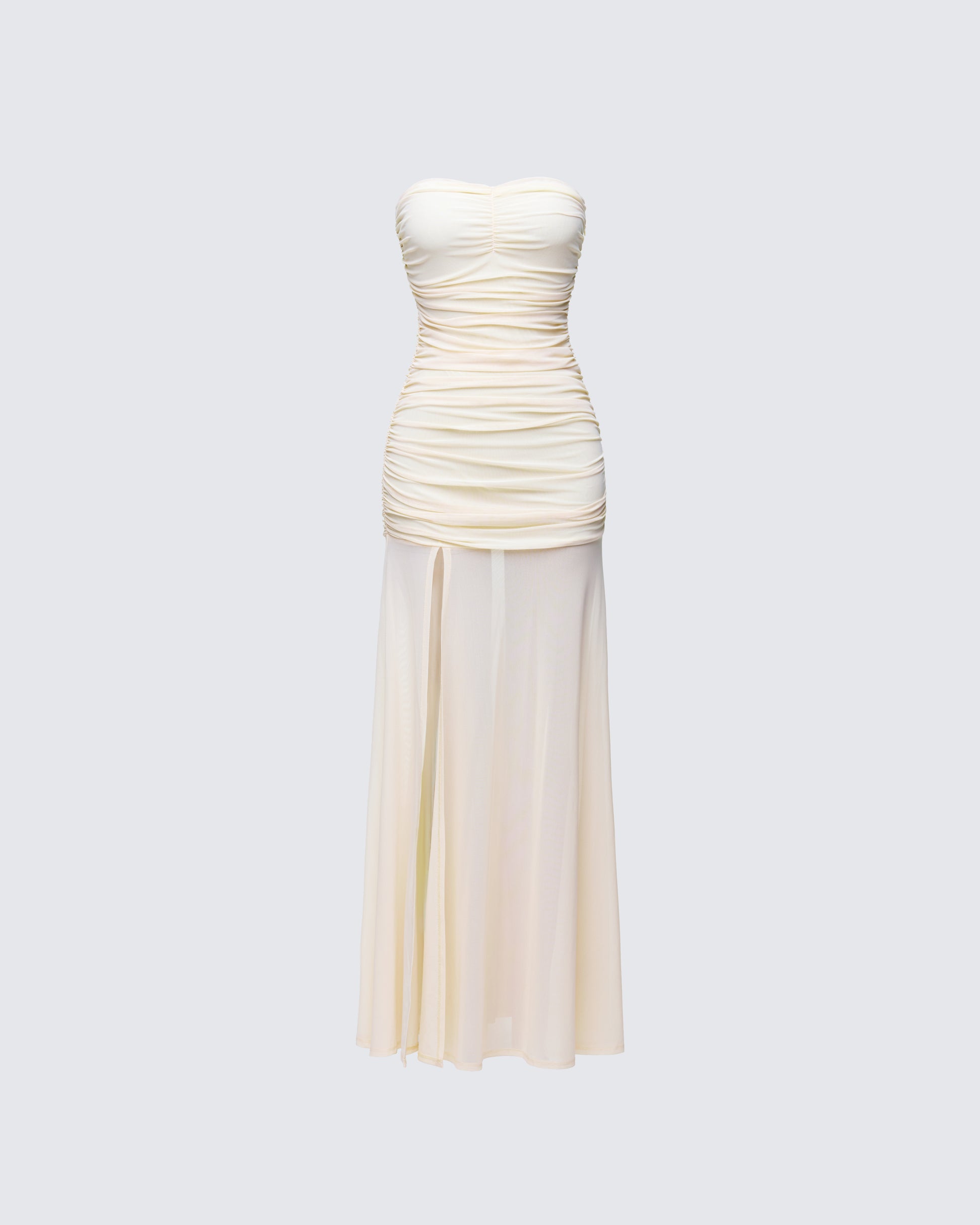 ruched tan dress Cntia Camel Ruched Maxi Dress with 3D Florals