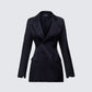 Zila Black Suiting Hourglass Blazer