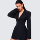 Zila Black Suiting Hourglass Blazer