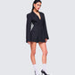 Zila Black Suiting Hourglass Blazer
