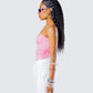 Zinnia Pink Jersey Tube Top