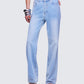 Zo Blue Denim Straight Leg Jean