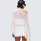 Zoella Ivory Off Shoulder Poncho