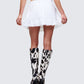 Zoella Ivory Ruffle Mini Skirt