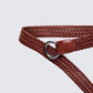 Zoella Tan Braided Belt