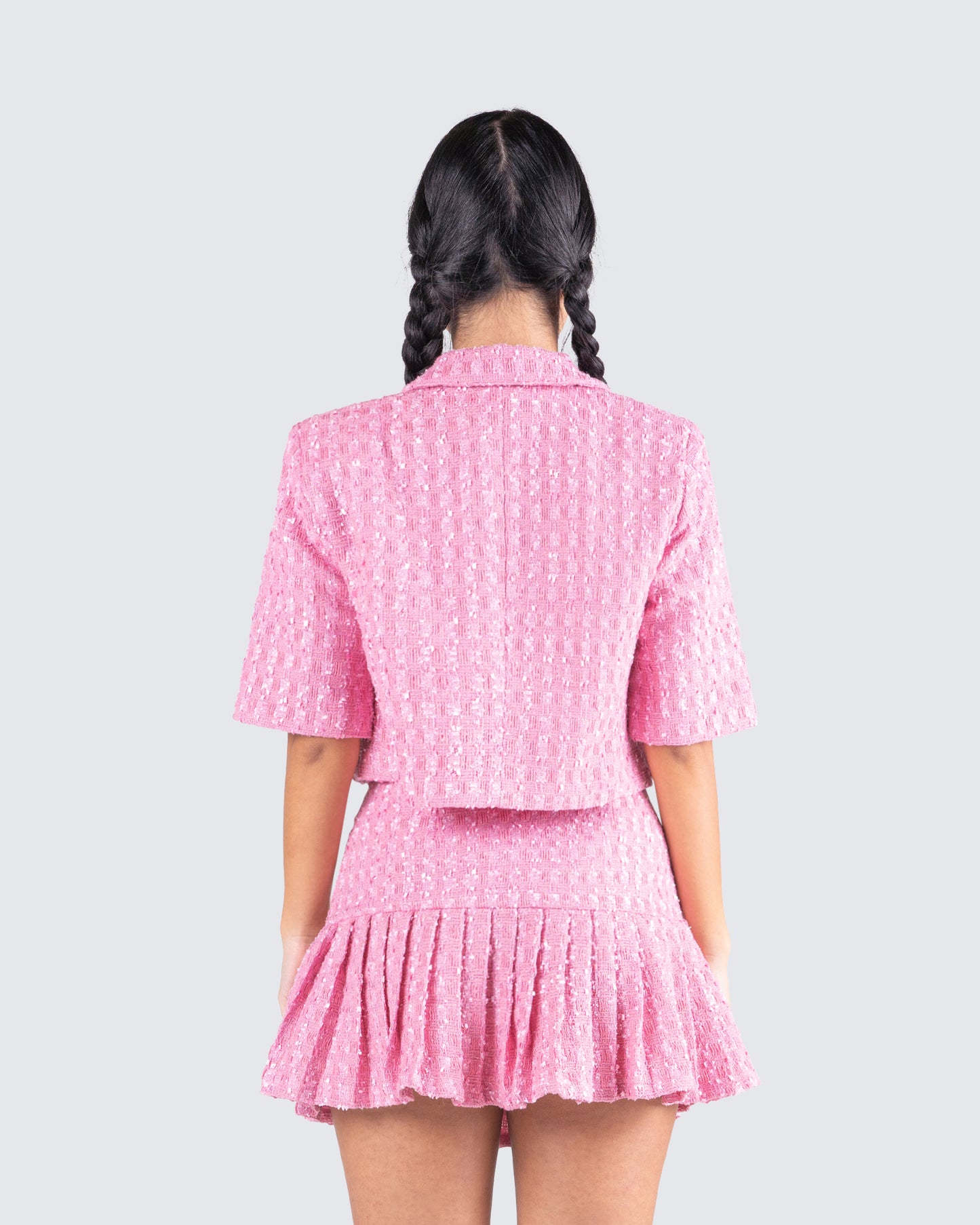 Zola Pink Tweed Jacket