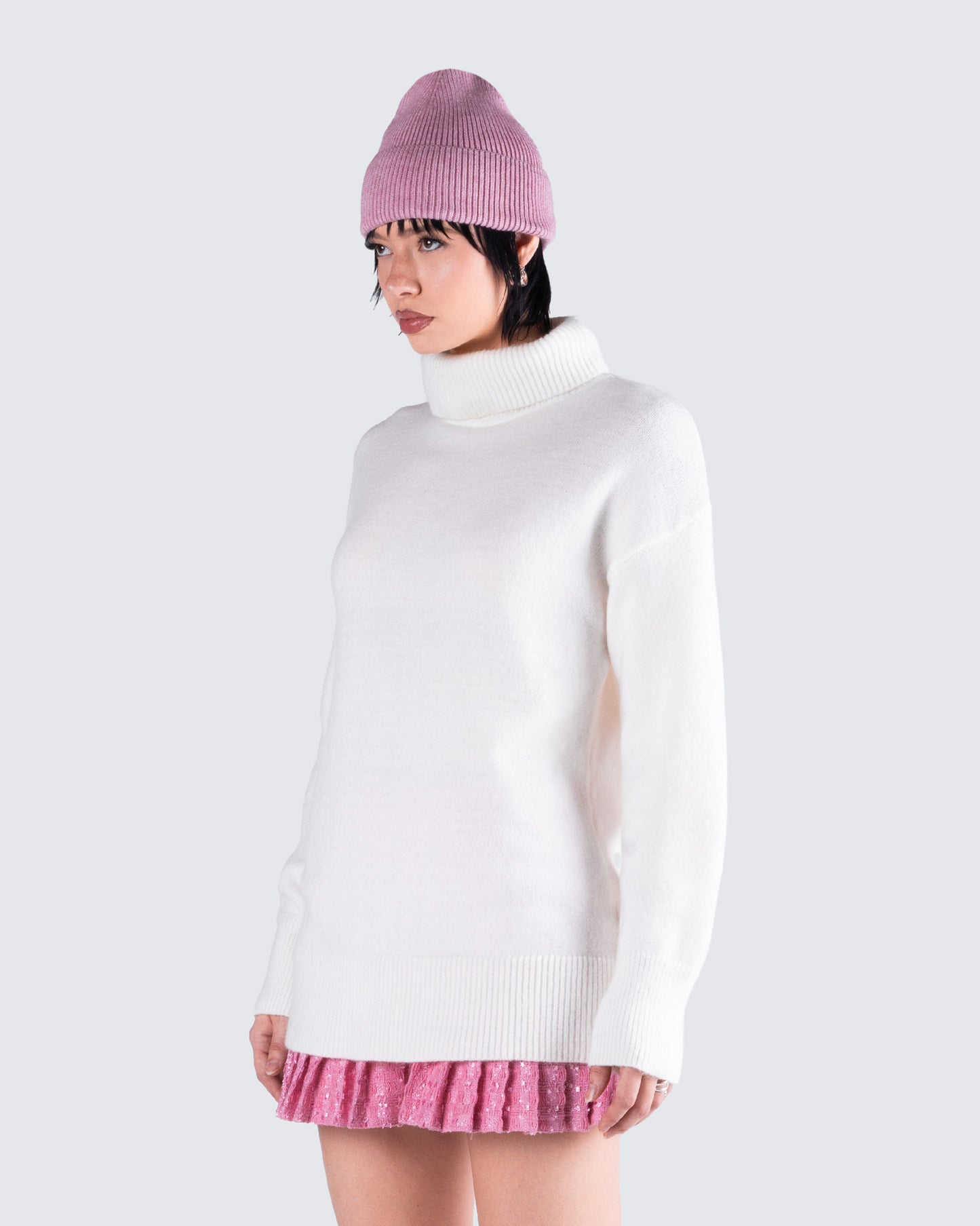 Carissa Ivory Sweater Knit Top