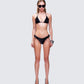 Zumi Black Bikini Set model front