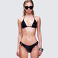 Zumi Black Sequin Minikini Top
