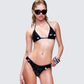Zumi Black Sequin Minikini Top