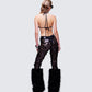 Women's black matching set alternate angle – FINESSE