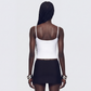 Callie White Slogan Jersey Cami Top