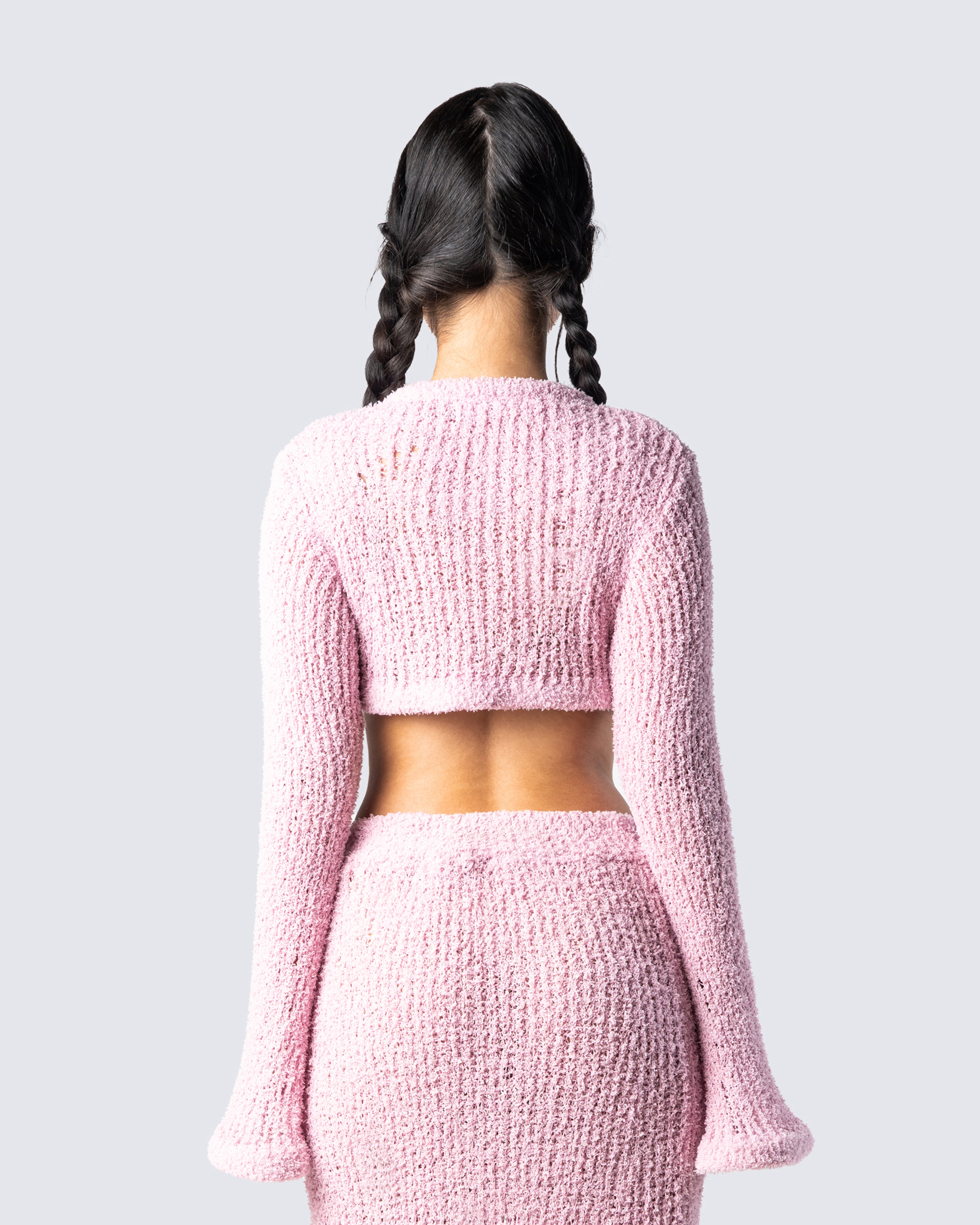 Sweater crop online tee