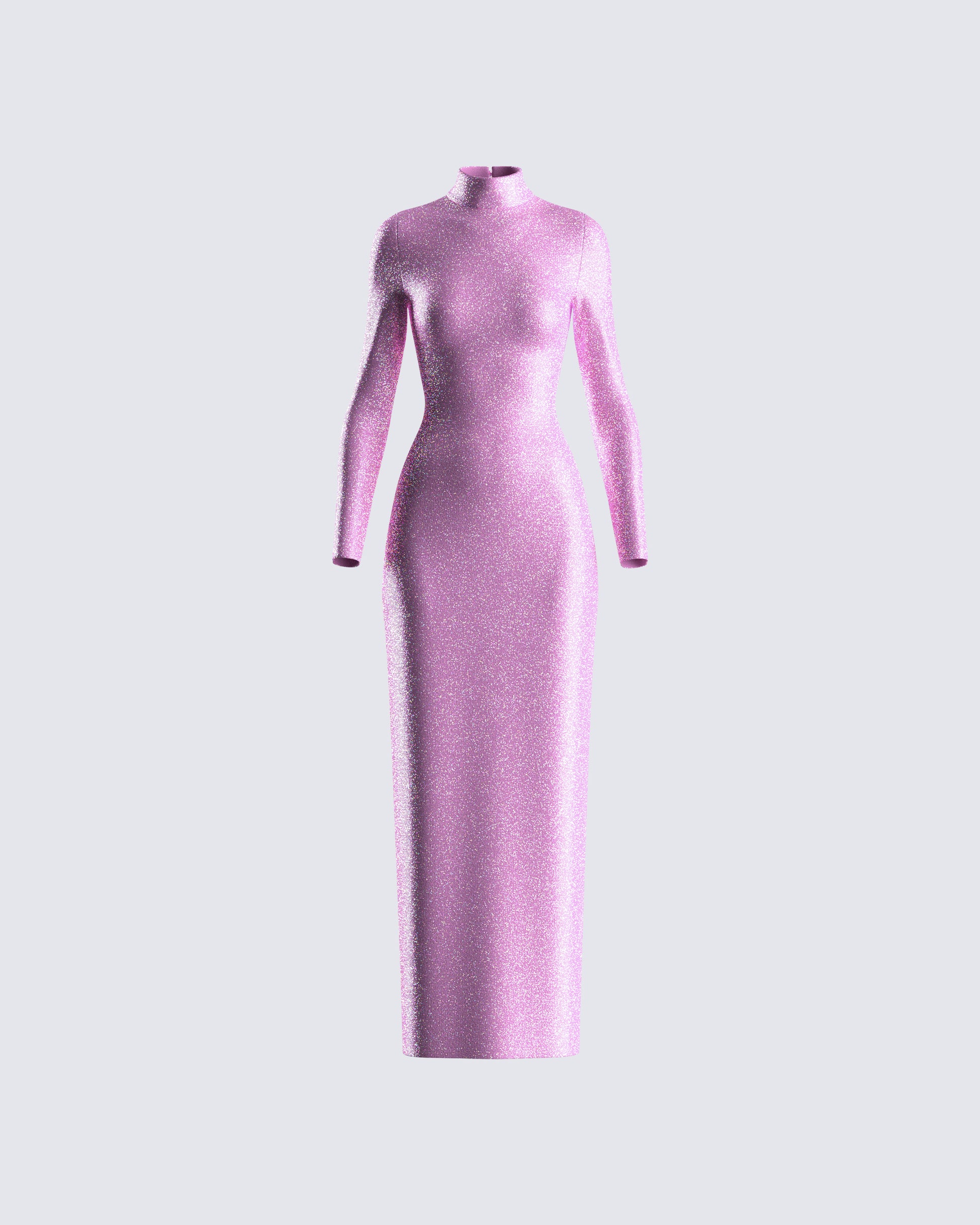 shimmer bodycon maxi dress Pink Shimmer Knit Maxi Dress