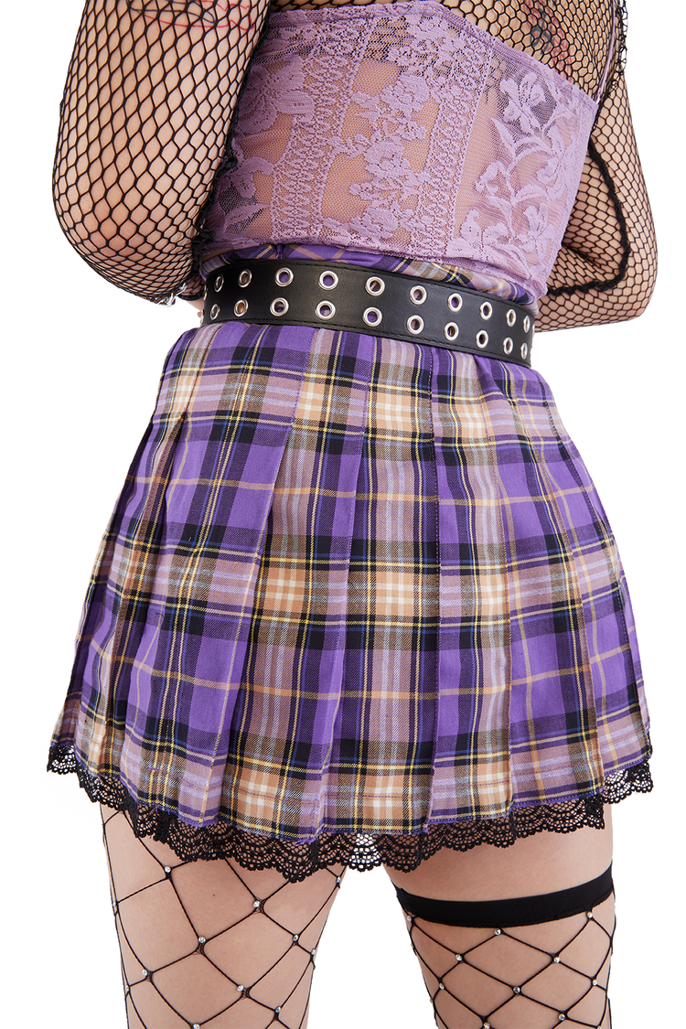Arlene Licorice Black Studded Belt