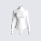Meghan White Backless Bodysuit