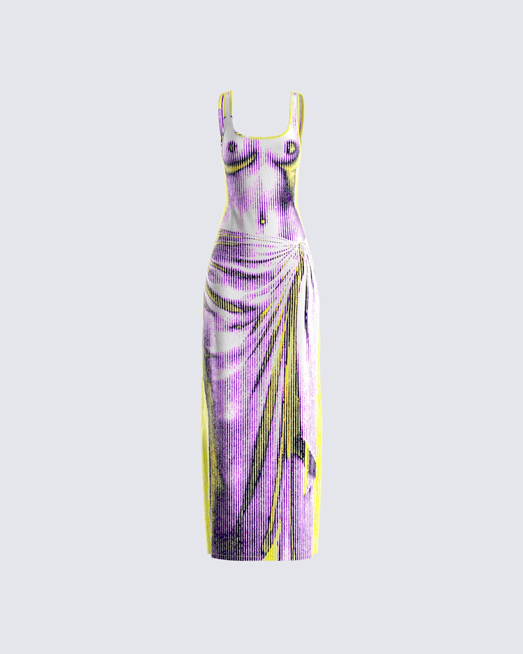 Mirabel Body Print Maxi Dress
