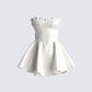 Connie White Mini Dress