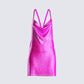 Dalia Pink Chainmail Dress