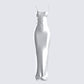 Katrina Metallic Fitted Maxi Dress
