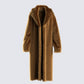 Parker Camel Vegan Fur Coat