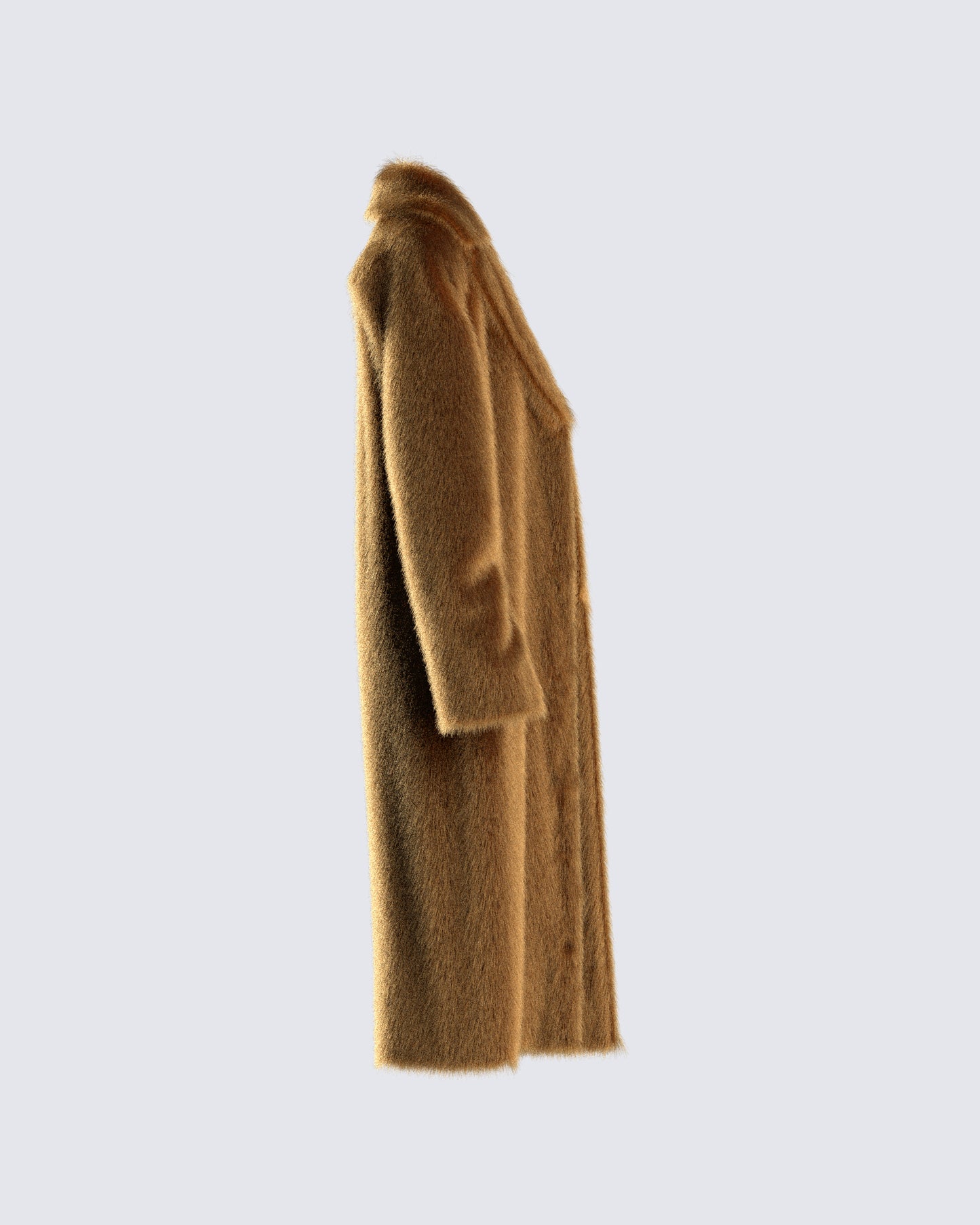 Parker Camel Vegan Fur Coat