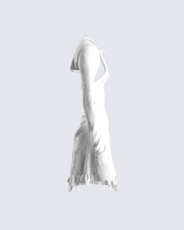 Giselle White Dress & Shrug