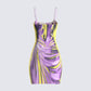 Phoebe Body Print Mini Dress