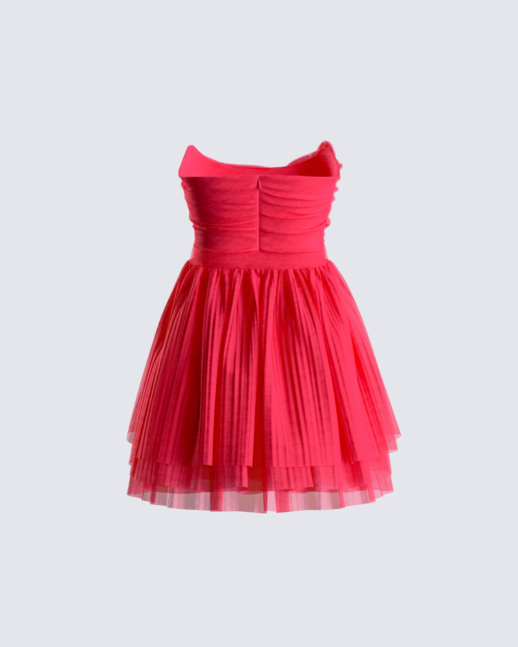 Nelly Pink Mini Dress