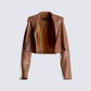Ronny Brown Vegan Leather Jacket