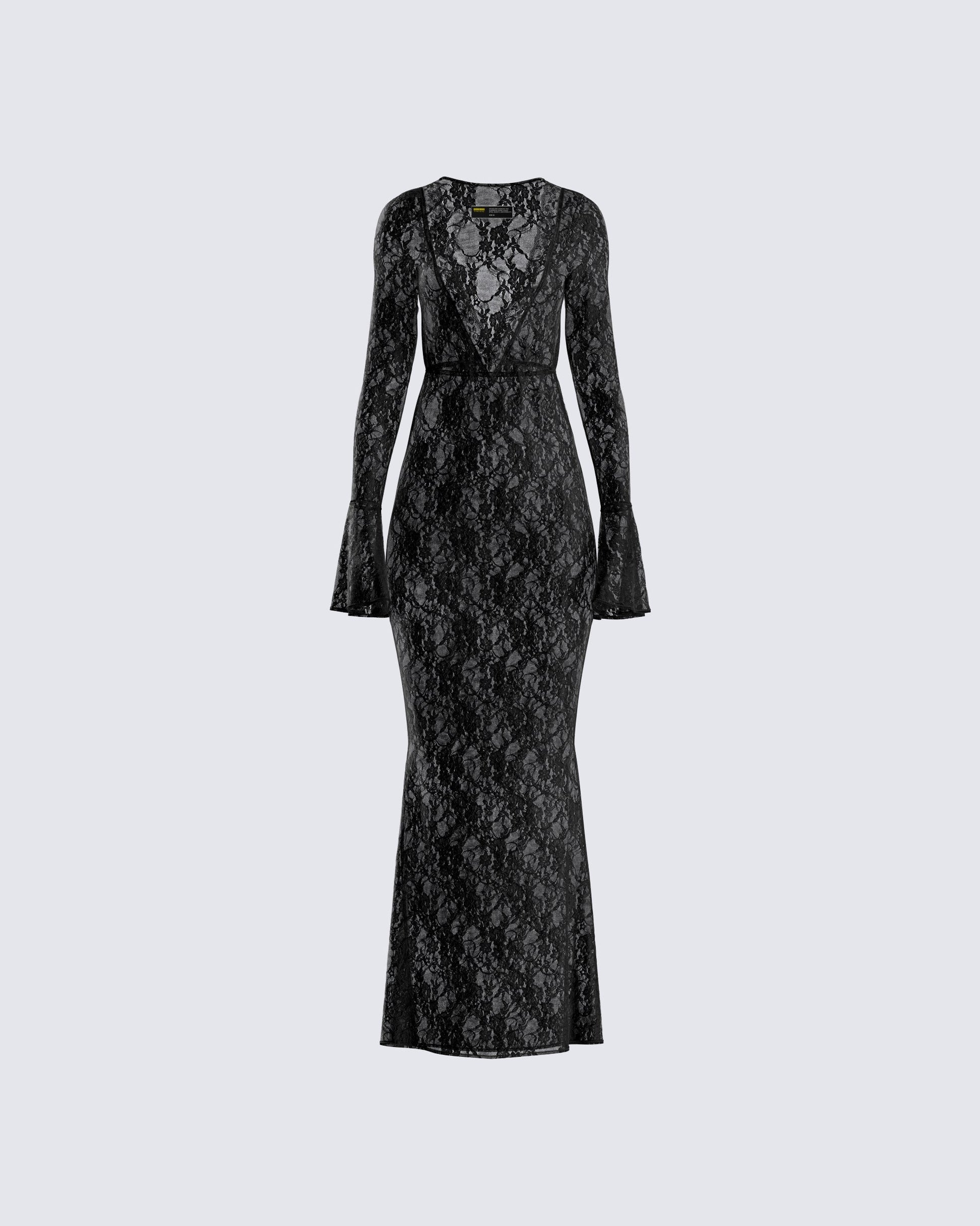 Black Lace Maxi Dress Black Lace Maxi Dress