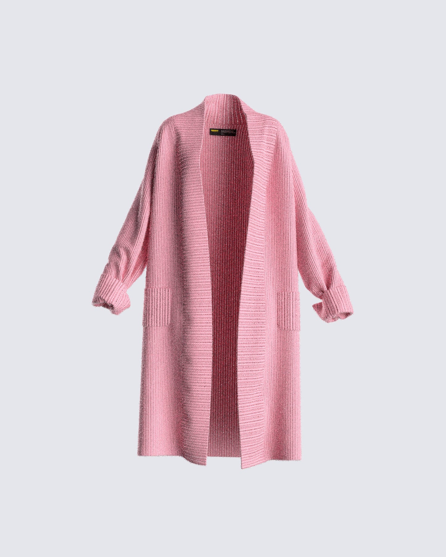 Lumi Pink Knit Cardigan