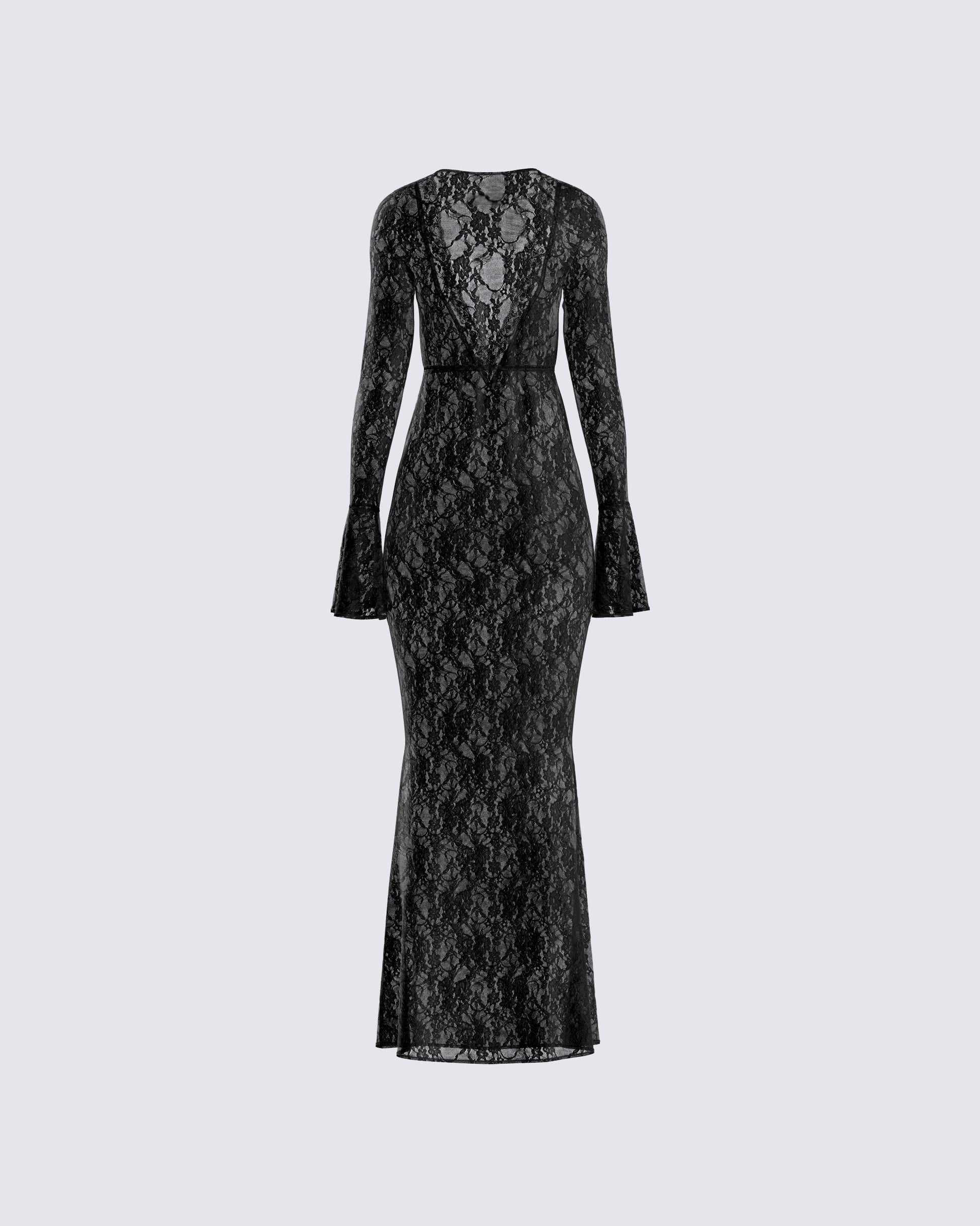 Black Lace Maxi Dress Black Lace Maxi Dress