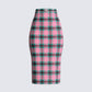 Amanda Multi Plaid Midi Skirt