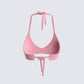 Lumi Pink Knit Bra Top