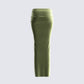 Ayla Olive Green Velvet Maxi Skirt