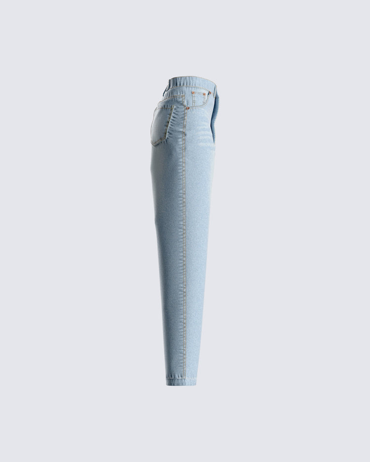 Elvie Wide Leg Blue Jean