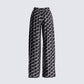 Joy Logo Print High Waist Pant