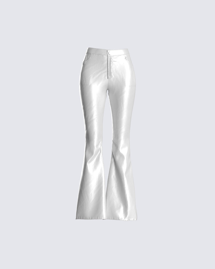 Kelly Silver Flared Pant
