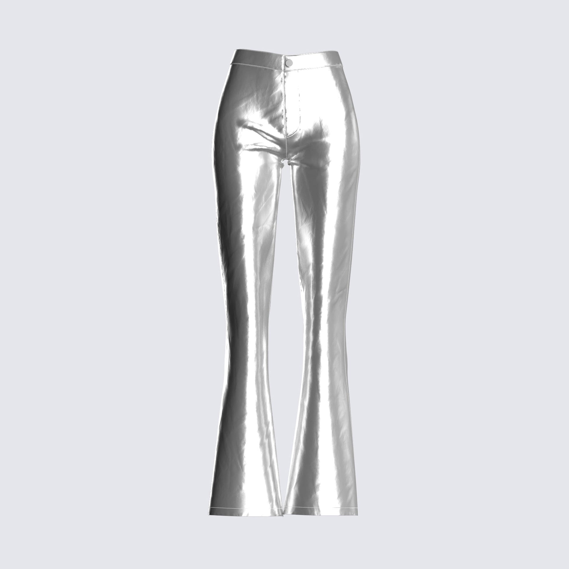 Mika Silver Flared Pant – FINESSE