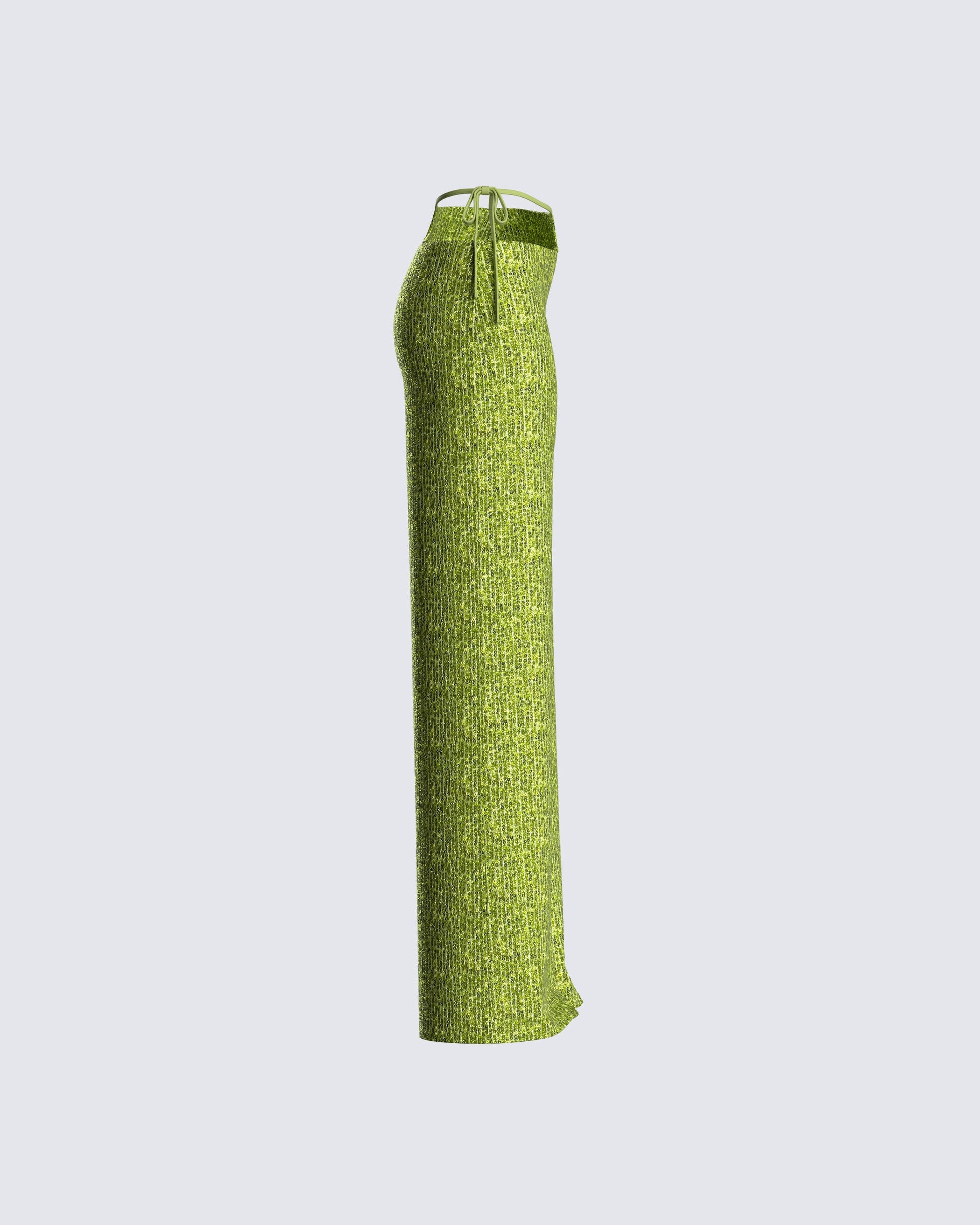 Lime Green Sequin Pants - Straight Leg Party FINESSE Lime Green Sequin Pants - Straight Leg Party FINESSE