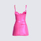 Jillian Pink Corset Dress