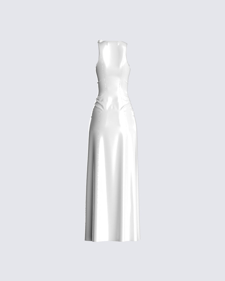 Kinsley White Maxi Dress