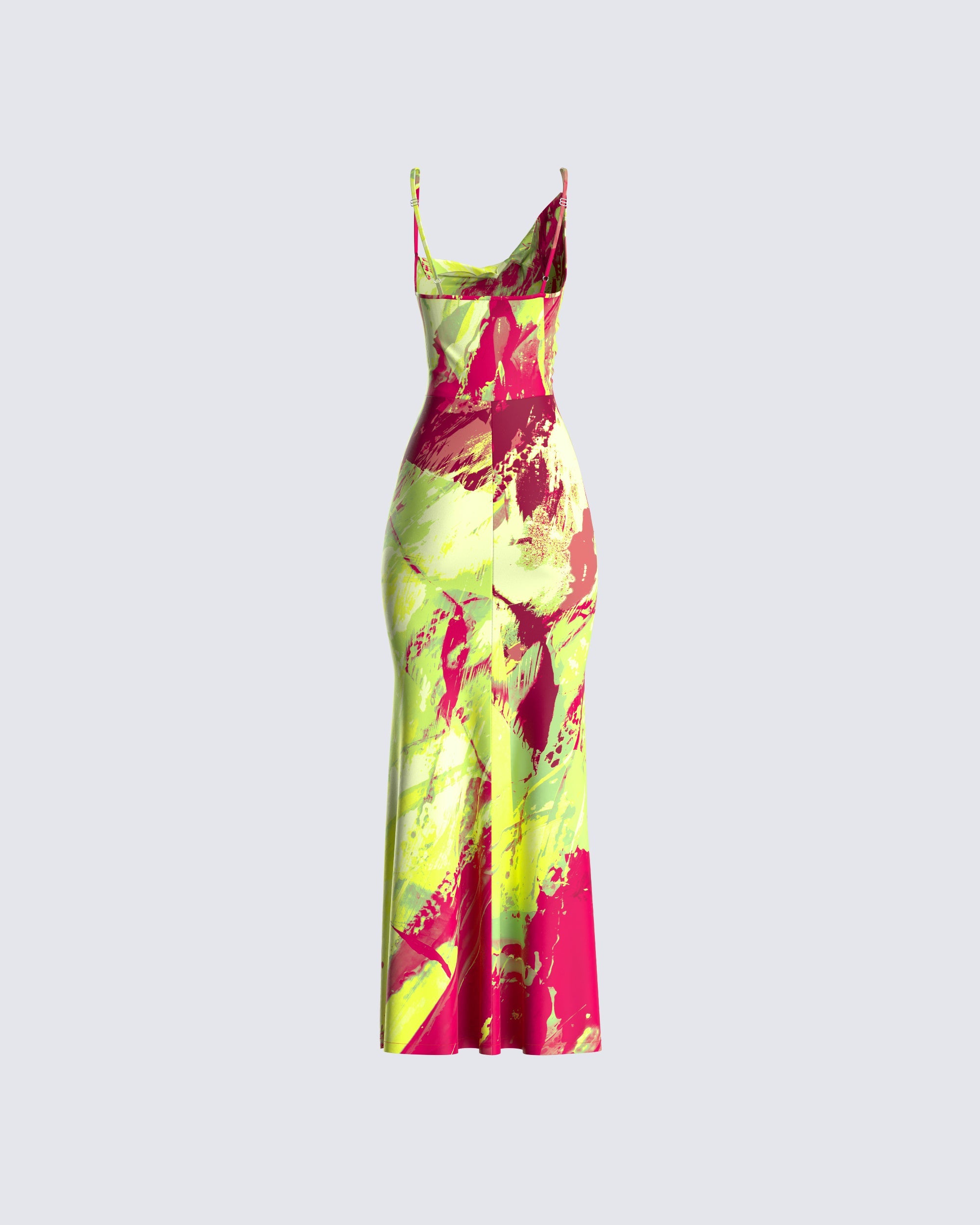 Everleigh Abstract Print Dress – FINESSE