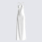 Nicola White Chain Maxi Dress