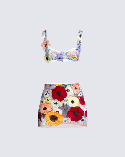 Addie Skirt | Green Cane